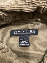 Load image into Gallery viewer, Structure Quarter Zip Corduroy Long Sleeve