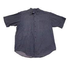 Load image into Gallery viewer, Gap Geometric Pattern Short Sleeve Button Down