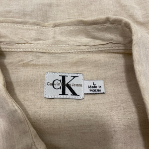 Calvin Klein Linen Work Shirt